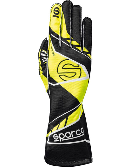 Sparco K -Arrow+ (FIA 8877-2022) Karthandschuesch Schwaarz / Giel