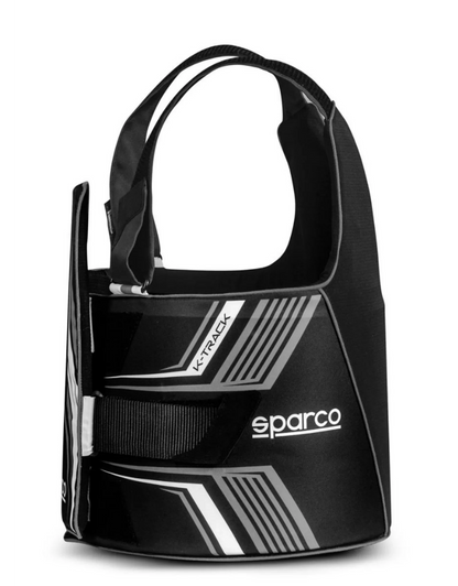 Sparco K-Track FIA 8870-2018 ribbeschermer zwart/wit - KartKings