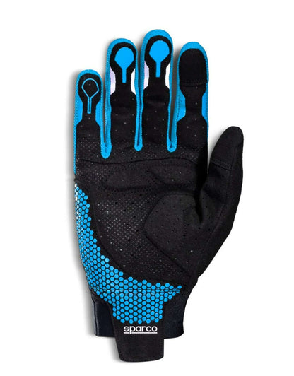 Sparco sim racing handsker hypergrip sort/blå