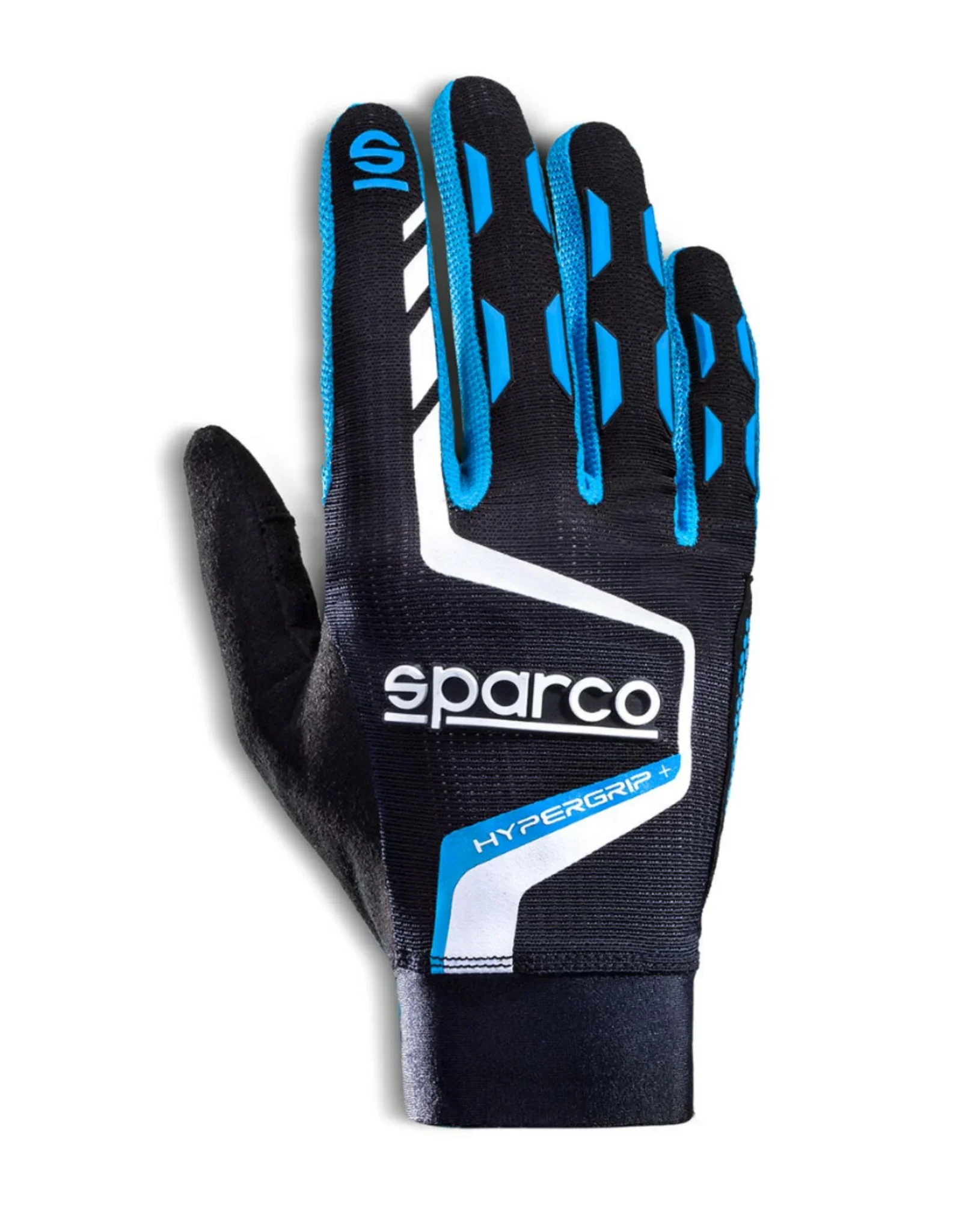 Sparco sim racing gloves hypergrip zwart/blauw - KartKings