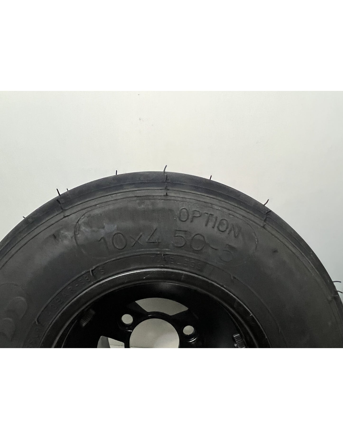 Top Kart front rims 130MM with Le cont option tires on them