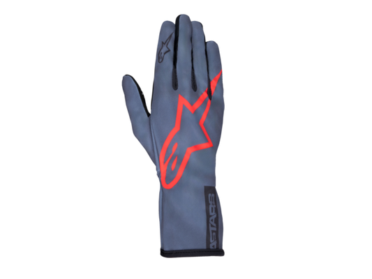 Alpinestars Tech 1-K V2 Pure gloves asphalt / red / charcoal