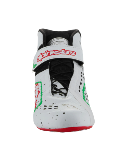 Alpinestars KX V3 Fia approved kart shoes White / green / red