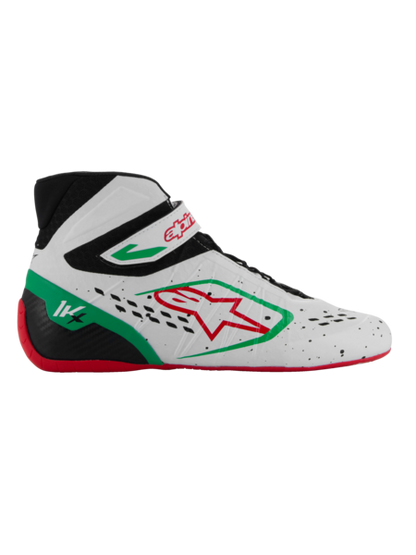 Alpinestars KX V3 Fia approved kart shoes White / green / red