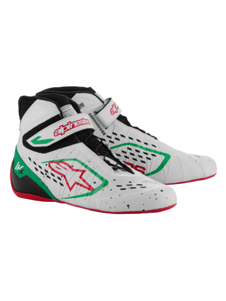 Alpinestars KX V3 FIA kartsko hvid/grøn/rød
