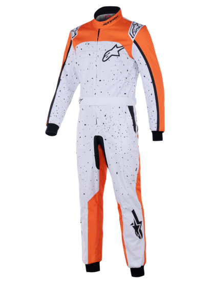 Alpinestars KMX-9 V3 Graphic 6 White/Orange/Black