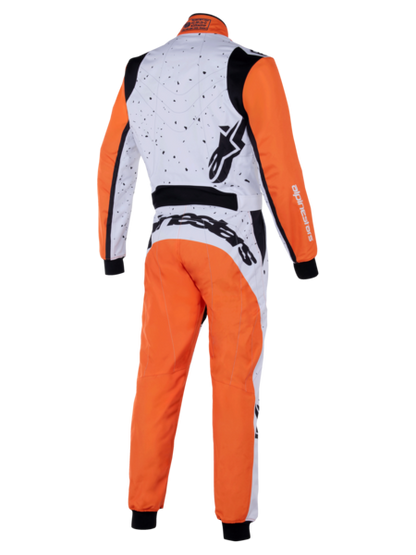 Alpinestars KMX-9 V3 Graphic 6 White/Orange/Black