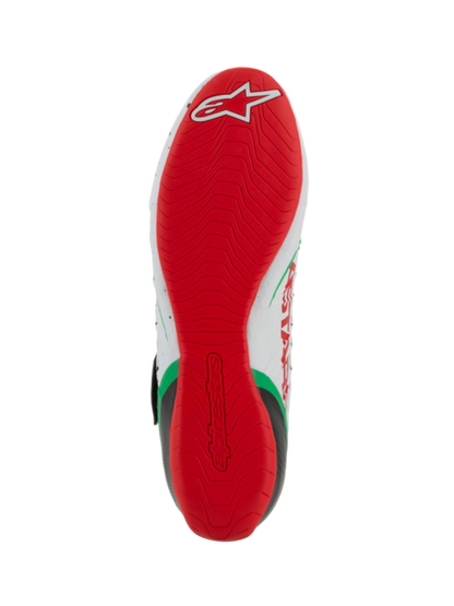 Alpinestars KX V3 Fia approved kart shoes White / green / red