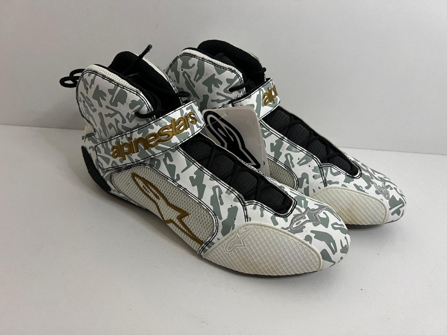 Alpinestars Tech-1 K GP track white shoes