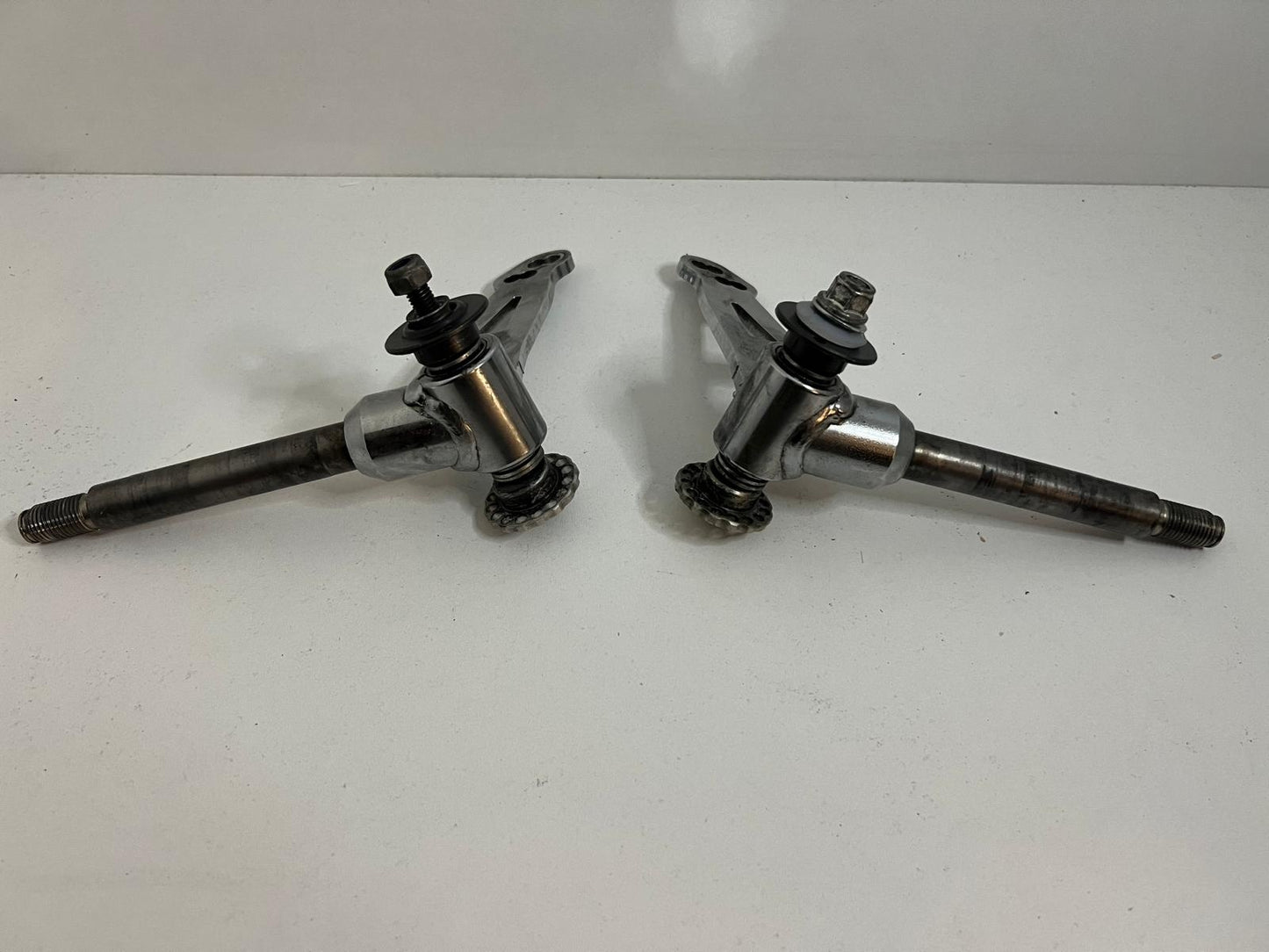 Used EKS Mini kart axle set with eccentric sets