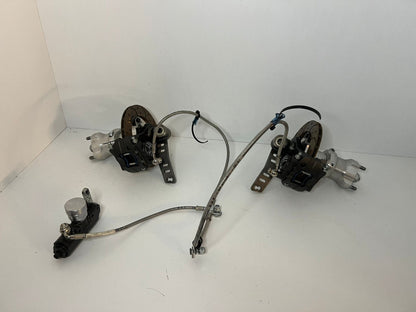 Used Lenzokart front brake system KZ including axle and hubs