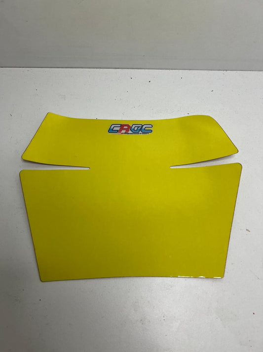 KG Hulk / Croc promotional yellow rear bumper sticker