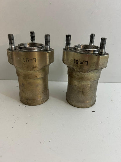 Used Top Kart magnesium front wheel hub set 25 x 91 MM